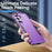 For Samsung Galaxy S26 Case PC + TPU Military Grade Drop Protective Phone Cover - Purple + Black - 2