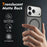 For iPhone 18 Pro Max / 17 Pro Max Magnetic Phone Case Detachable 2 in 1 Translucent Matte PC TPU Back Cover Compatible with MagSafe - Black - 2
