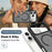 For iPhone 18 Pro Max / 17 Pro Max Magnetic Phone Case Detachable 2 in 1 Translucent Matte PC TPU Back Cover Compatible with MagSafe - Black - 5