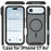 For iPhone Air Magnetic Phone Case Detachable 2 in 1 Translucent Matte PC TPU Back Cover Compatible with MagSafe - Black - 7