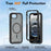 For iPhone 17e / 16e Magnetic Phone Case Detachable 2 in 1 Translucent Matte PC TPU Back Cover Compatible with MagSafe - Black - 4