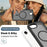 For iPhone 17e / 16e Magnetic Phone Case Detachable 2 in 1 Translucent Matte PC TPU Back Cover Compatible with MagSafe - Black - 5