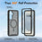 For Samsung Galaxy S26+ Magnetic Phone Case Detachable 2 in 1 Translucent Matte PC TPU Back Cover - Black - 4