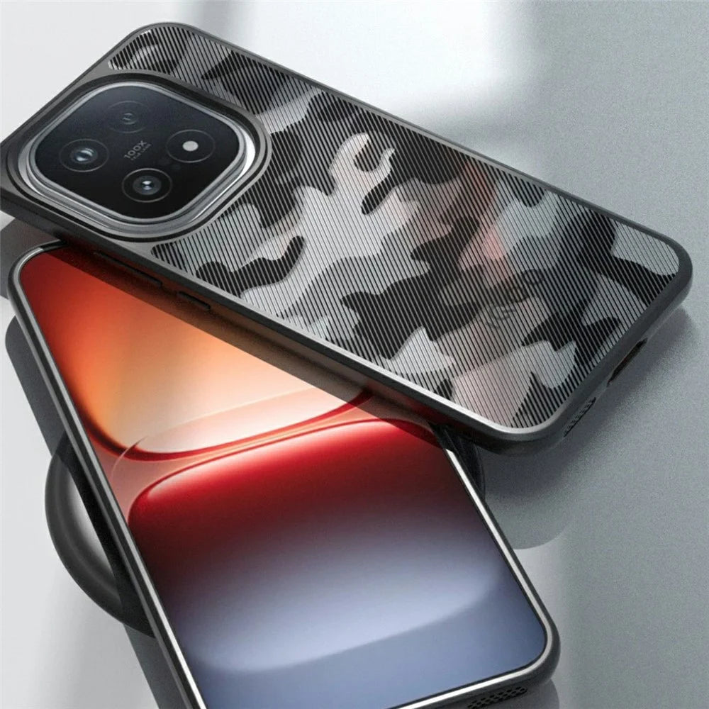 IBMRS For vivo iQOO 15 5G Case Soft TPU Frame Hard PC Back Anti-Fall Phone Cover - Artistic Camouflage - 2