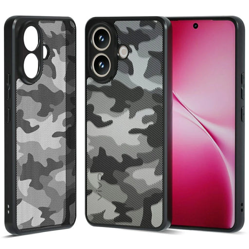 IBMRS Phone Case For vivo V60 Lite 4G  /  5G Soft TPU Frame Hard PC Back Anti-Fall Phone Cover - Artistic Camouflage - 1