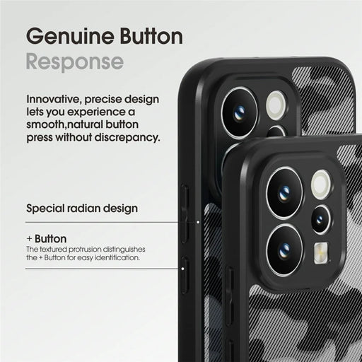 IBMRS Phone Case For vivo V70 5G  /  S50 5G Soft TPU Frame Hard PC Back Anti-Fall Phone Cover - Artistic Camouflage - 2