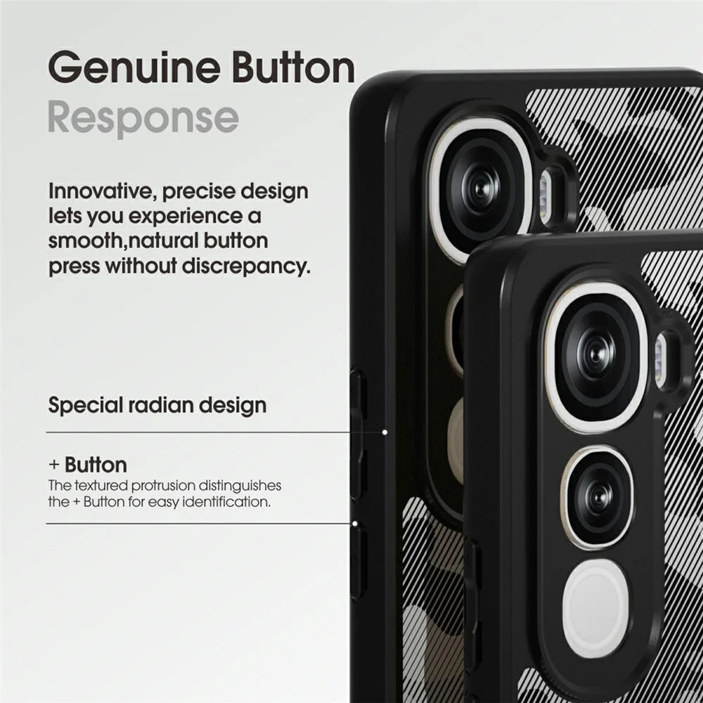 IBMRS Phone Case For vivo Y400 5G  /  4G Soft TPU Frame Hard PC Back Anti-Fall Phone Cover - Artistic Camouflage - 4