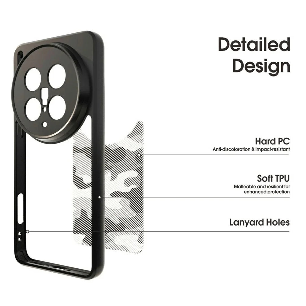 IBMRS For vivo X300 Pro 5G Case Soft TPU Frame Hard PC Back Anti-Fall Phone Cover - Artistic Camouflage - 3