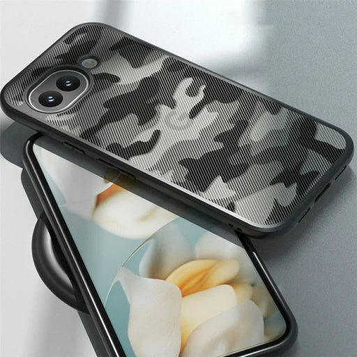 IBMRS For Google Pixel 10a Case Soft TPU Frame Hard PC Back Anti-Fall Phone Cover - Artistic Camouflage - 2