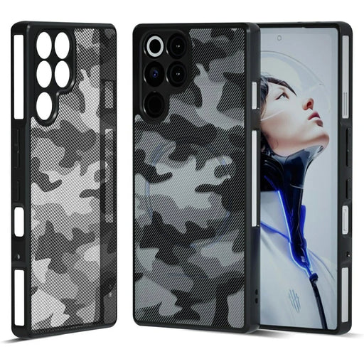 IBMRS For ZTE nubia RedMagic 11 Pro 5G Case Soft TPU Frame Hard PC Back Anti-Fall Phone Cover - Artistic Camouflage - 1