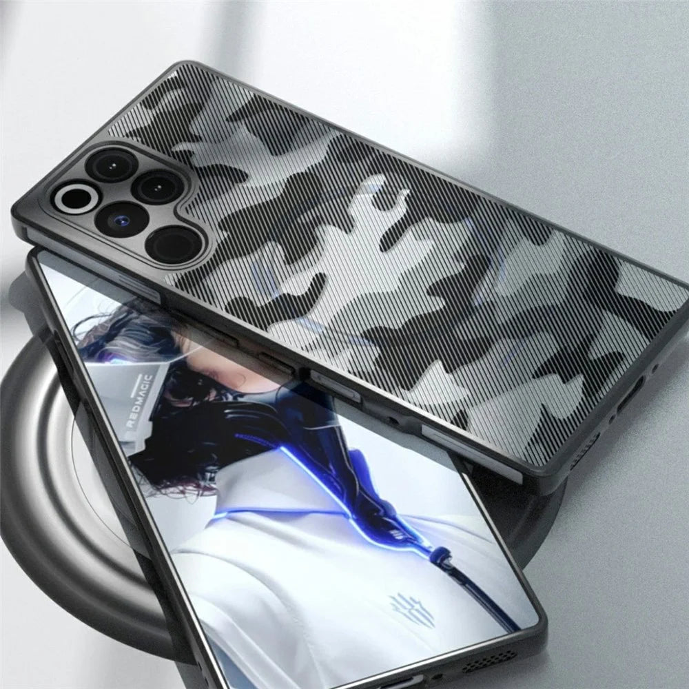 IBMRS For ZTE nubia RedMagic 11 Pro 5G Case Soft TPU Frame Hard PC Back Anti-Fall Phone Cover - Artistic Camouflage - 2