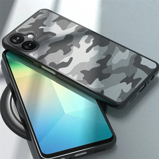 IBMRS For Samsung Galaxy A08 5G / A08 4G / A07 4G Case Soft TPU Frame Hard PC Back Anti-Fall Phone Cover - Artistic Camouflage - 2