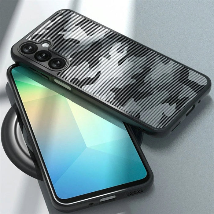 IBMRS For Samsung Galaxy S26 Case Soft TPU Frame Hard PC Back Anti-Fall Phone Cover - Artistic Camouflage - 2