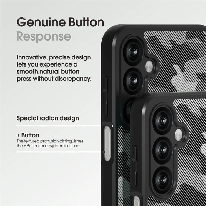 IBMRS For Samsung Galaxy S26 Case Soft TPU Frame Hard PC Back Anti-Fall Phone Cover - Artistic Camouflage - 6