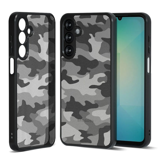 IBMRS For Samsung Galaxy A57 5G Case Soft TPU Frame Hard PC Back Anti-Fall Phone Cover -  Artistic Camouflage - 1