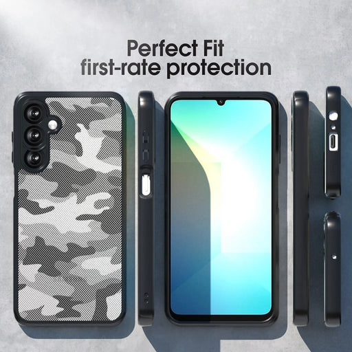 IBMRS For Samsung Galaxy A37 5G Case Soft TPU Frame Hard PC Back Anti-Fall Phone Cover - Artistic Camouflage - 2