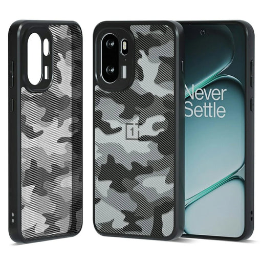 IBMRS Phone Case For OnePlus 15R 5G  /  Ace 6 5G Soft TPU Frame Hard PC Back Anti-Fall Phone Cover - Artistic Camouflage - 1