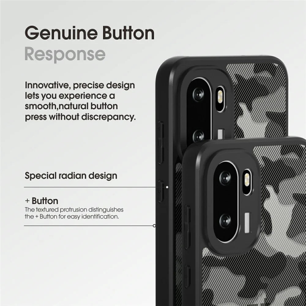 IBMRS Phone Case For OnePlus 15R 5G  /  Ace 6 5G Soft TPU Frame Hard PC Back Anti-Fall Phone Cover - Artistic Camouflage - 4