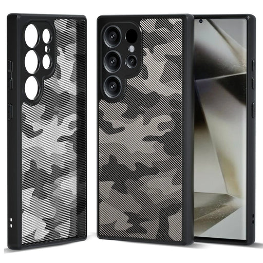 IBMRS For Samsung Galaxy S26 Ultra Case Soft TPU Frame Hard PC Back Anti-Fall Phone Cover -  Artistic Camouflage - 1