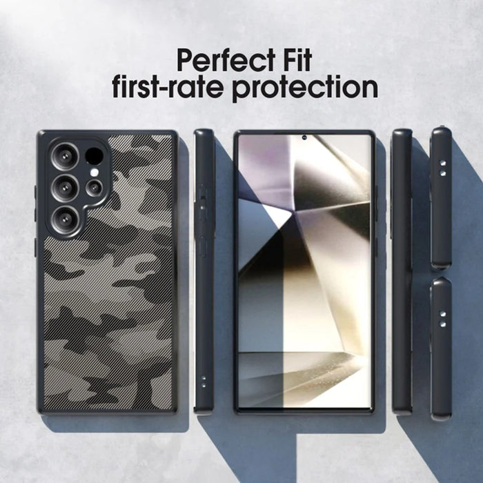 IBMRS For Samsung Galaxy S26 Ultra Case Soft TPU Frame Hard PC Back Anti-Fall Phone Cover -  Artistic Camouflage - 2