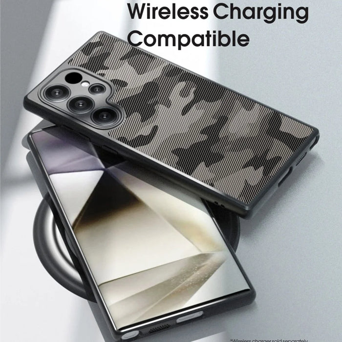 IBMRS For Samsung Galaxy S26 Ultra Case Soft TPU Frame Hard PC Back Anti-Fall Phone Cover -  Artistic Camouflage - 6