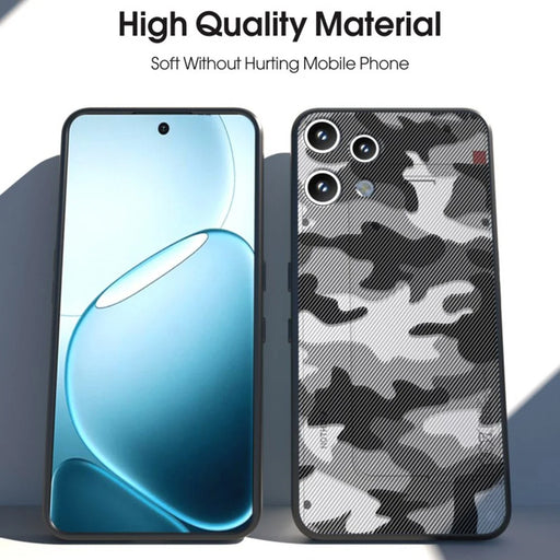 IBMRS For Nothing Phone (3a) Lite 5G Case Soft TPU Frame Hard PC Back Anti-Fall Phone Cover -  Artistic Camouflage - 2