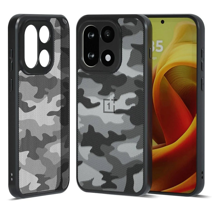 IBMRS For OnePlus 15 5G Case Soft TPU Frame Hard PC Back Anti-Fall Phone Cover -  Artistic Camouflage - 1