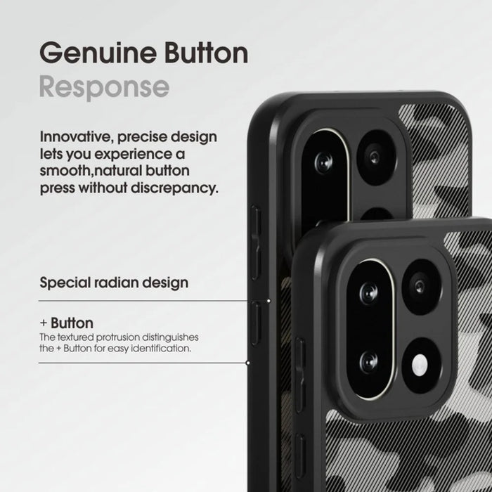 IBMRS For OnePlus 15 5G Case Soft TPU Frame Hard PC Back Anti-Fall Phone Cover -  Artistic Camouflage - 6