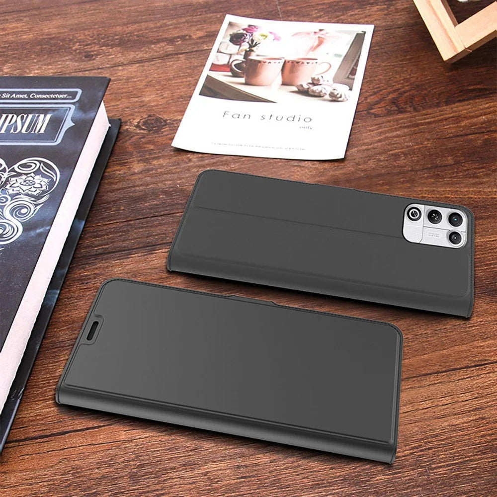 For ZTE nubia RedMagic 11 Air 5G Case Shockproof TPU Inner Shell Leather Phone Cover Card Slot - Black - 7