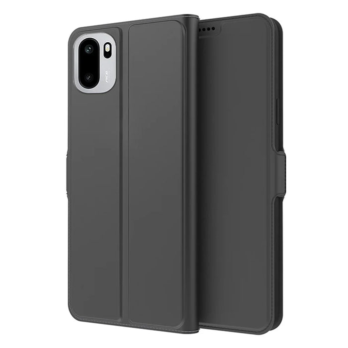 For OnePlus 15R 5G Case Shockproof TPU Inner Shell Leather Phone Cover Card Slot - Black - 1