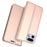 For Realme 16 Pro 5G Case PU Leather Phone Cover with Card Holder Stand - Rose Gold - 1