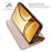For Realme 16 Pro 5G Case PU Leather Phone Cover with Card Holder Stand - Rose Gold - 2