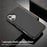 For iPhone 17 Magnetic Phone Case Carbon Fiber Texture PC TPU Back Cover - Black - 3