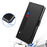 For OnePlus Turbo 6V 5G Case PU+TPU Magnetic Flip Phone Cover with Stand - Black - 4