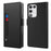 For ZTE nubia RedMagic 11 Air 5G Case PU+TPU Magnetic Flip Phone Cover with Stand - Black - 1