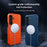 For Samsung Galaxy S25 FE Magnetic Case Litchi Texture Genuine Cow Leather + PC Shockproof Phone Back Cover - Mint Green - 6
