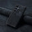 For Samsung Galaxy S26+ Case Jeans Cloth Texture Anti-Scratch Leather Stand Phone Cover - Black - 7