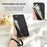 ESEBLE E11 For Samsung Galaxy S26 Case Zipper Pocket Litchi Texture Leather Phone Cover with Mirror and Wrist Strap - Black - 5