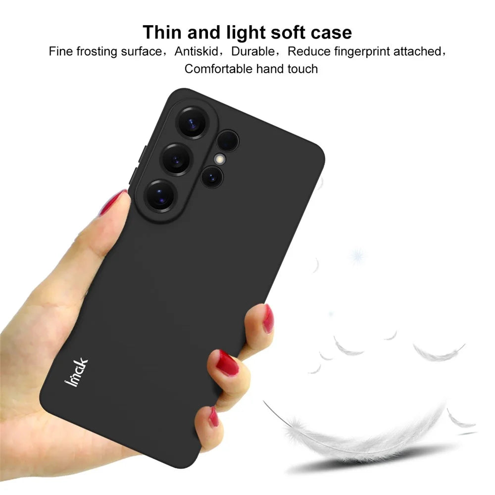 IMAK UC-3 Series for Samsung Galaxy S26 Ultra Case Matte Anti Fingerprint Soft TPU Cover - Black - 5