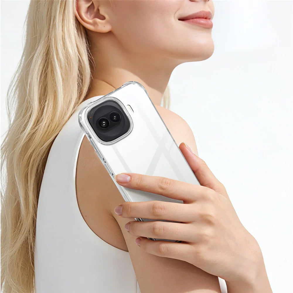 IMAK For vivo iQOO Z11 Turbo 5G Case TPU Phone Cover Airbag Shockproof Protection - Transparent - 4