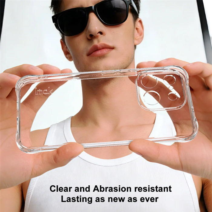 IMAK For Realme 16 Pro+ 5G Case TPU Phone Cover Airbag Shockproof Protection - Transparent - 3
