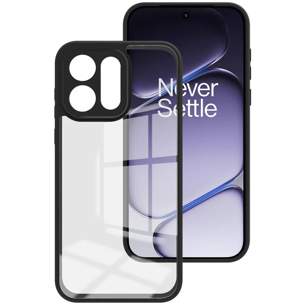 IMAK UX-9A Series For OnePlus Turbo 6 5G Case TPU PC Phone Cover Reinforced Corners - Transparent - 2