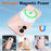For iPhone 17 Magnetic Case Glitter TPU Shockproof Phone Cover with Lanyard Compatible with MagSafe - Pink - 3