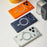 WAKCAS For iPhone 17 Pro Magnetic Phone Case Screw-style Matte TPU Cover Compatible with MagSafe - Orange - 7
