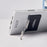 WAKCAS For iPhone 16 Pro Max Case Metal Binder Clip Kickstand Matte TPU Square Phone Cover - Silver - 3