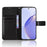 For Realme 16 Pro 5G Leather Wallet Case with Strap Diamond Texture Phone Cover - Black - 6