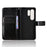 For Doogee Note 56X PU Leather Case with Strap Crazy Horse Texture Phone Wallet Cover - Black - 4