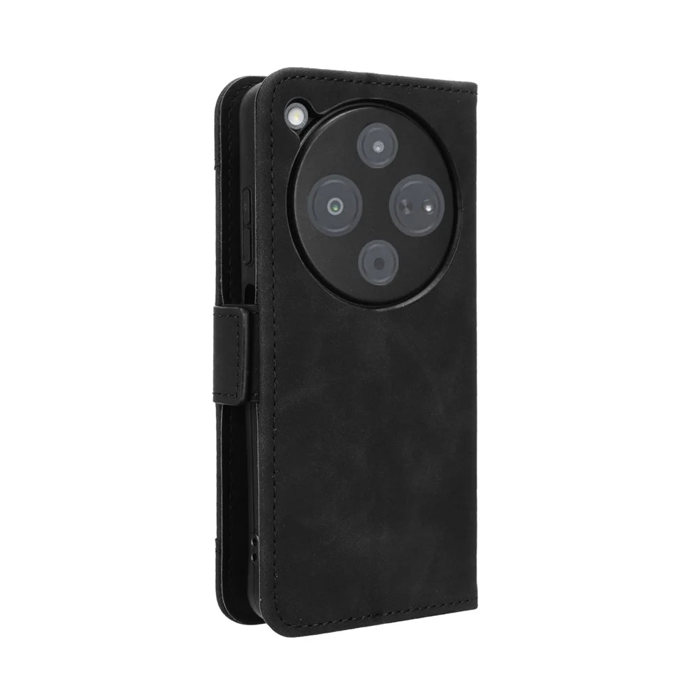 For Optus X Pro 2 5G / ZTE Nubia P9 Pro 5G Leather Case Phone Wallet Cover with Multiple Card Slots - Black - 7