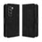 For Realme P4x 5G Leather Case Phone Wallet Cover with Multiple Card Slots - Black - 1