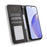 For Realme 16 Pro 5G Leather Case Wallet Stand Retro Texture Phone Cover - Black - 6